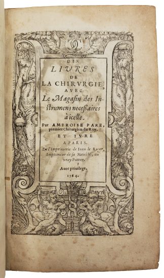PARÉ, Ambroise.
