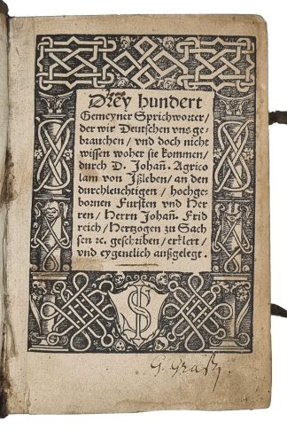 AGRICOLA, Johannes.